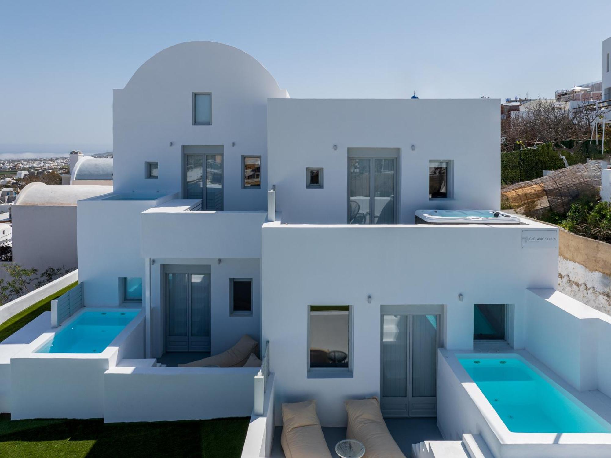 Cycladic Suites & Spa Фіра Екстер'єр фото
