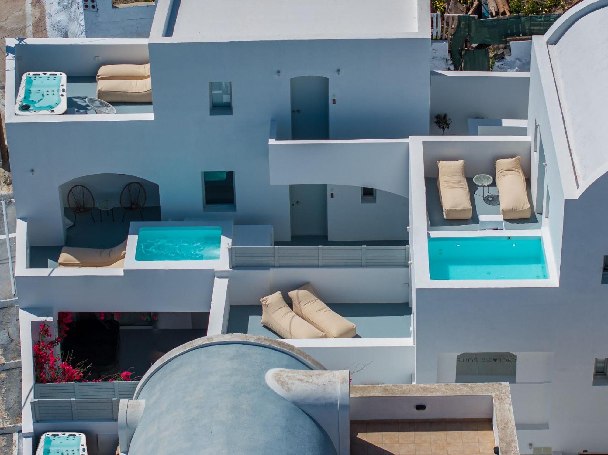 Cycladic Suites & Spa Фіра Екстер'єр фото